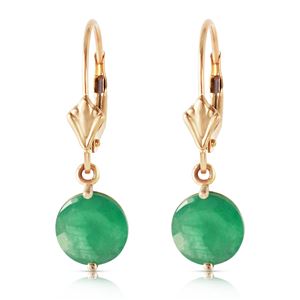 ALARRI 3.3 Carat 14K Solid Gold Prettygirl Emerald Earrings