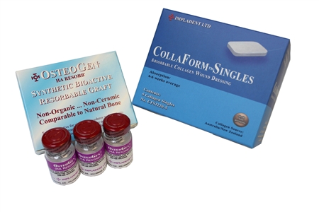 CollaForm and OsteoGen Tooth Extraction Vial Kit