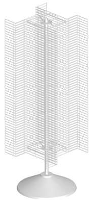 Power wing sidekick panel spinner rack