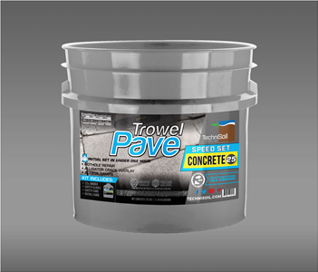 TechniSoil TrowelPave Concrete - Speed Set (25-pound bucket kit)