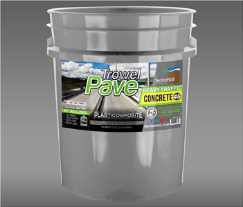 TrowelPave Heavy Traffic Concrete 45lb Bucket Kit