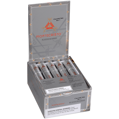 MONTECRISTO PLATINUM CHURCHILL TUBE