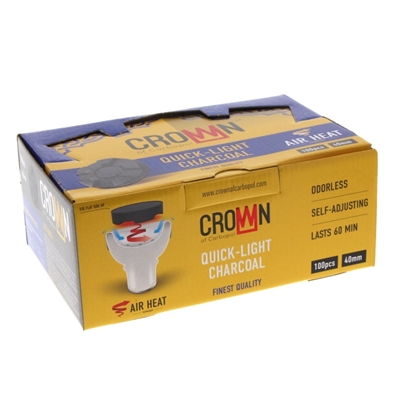 Carbopol Crown 40mm Quick-Light Charcoal