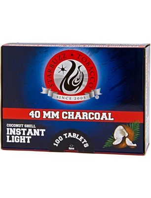 Starbuzz Instant Light Hookah Charcoal 40mm