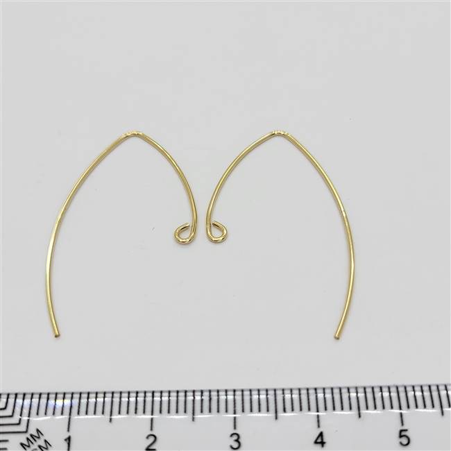 14k Gold Filled Earwire - V Shaped