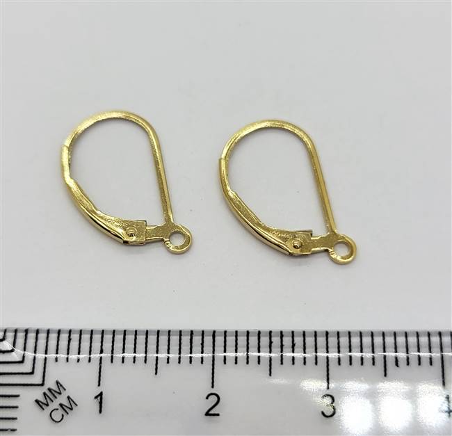 14k Gold Filled Leverbacks - Plain