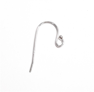 Sterling Silver Earwire - Ball End