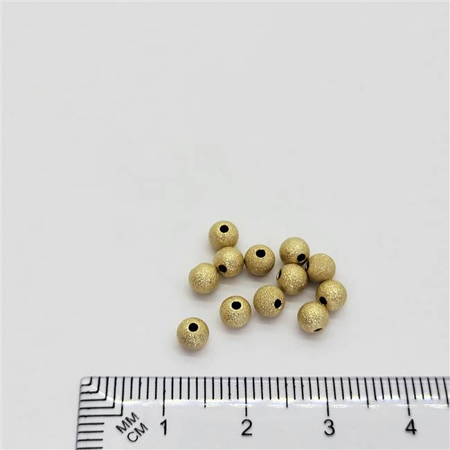 14k Gold Filled Bead - Stardust 4mm