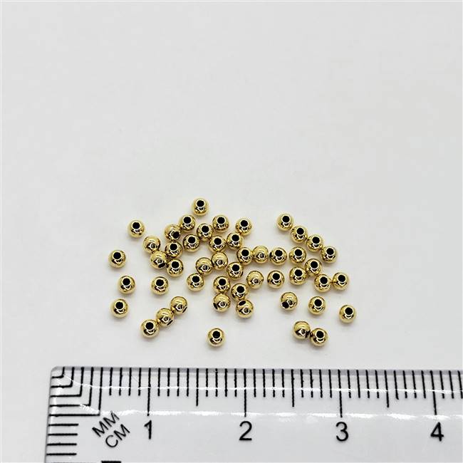 14k Gold Filled Bead - Round Seamless 2.0mm