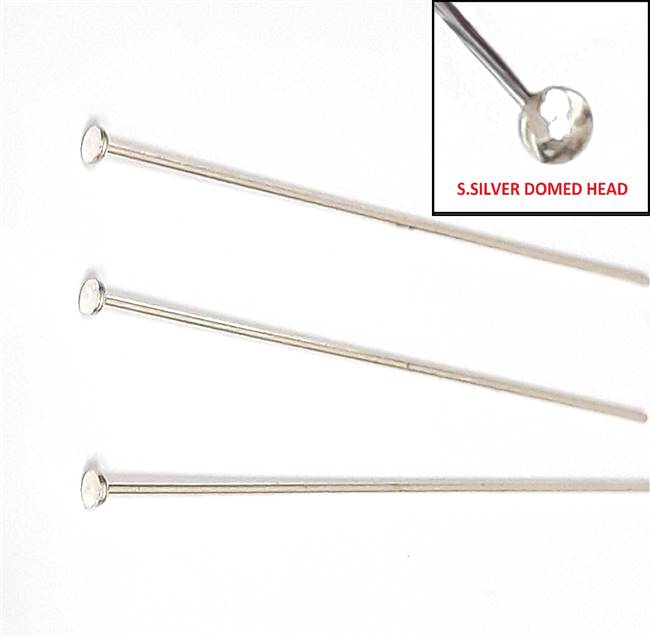 Sterling Silver Headpin - 2 inch #24 Gauge