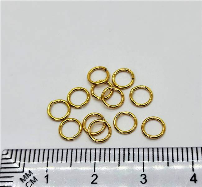 14k Gold Filled Jumpring - Open 5mm. 22 Gauge