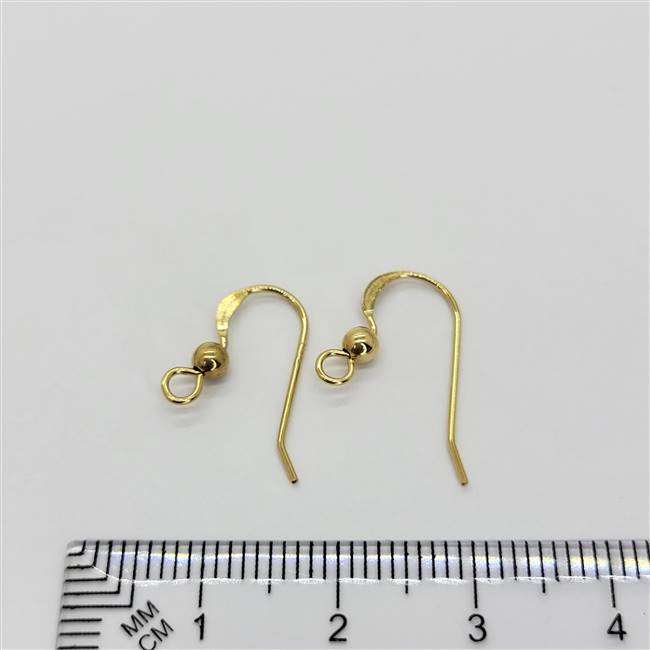 14k Gold Filled Earwire - Ball Small