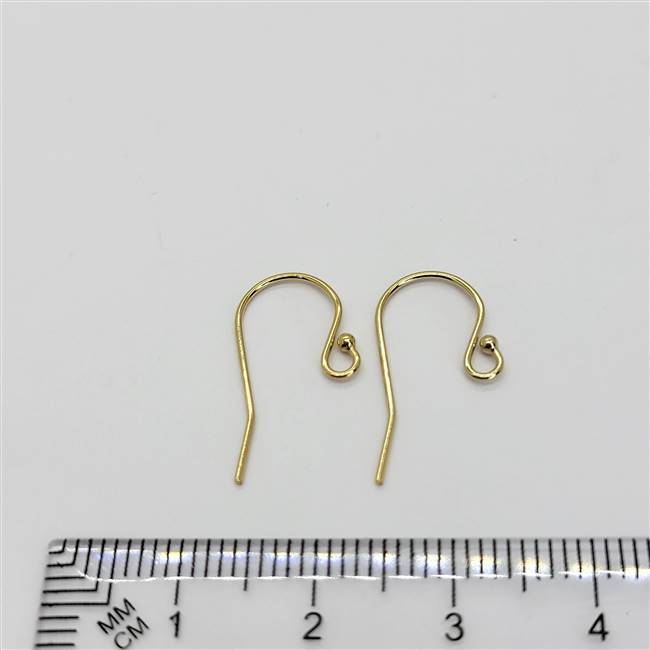 14k Gold Filled Earwire - Ball end. 22 Gauge