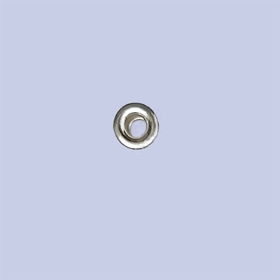 Sterling Silver Roundel Beads - 4mm