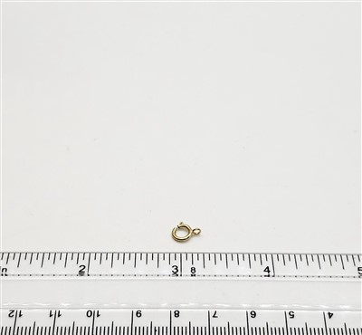 14k Gold Filled Clasp - Spring 6mm Open ring