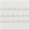 Sterling Silver Chain w/Pearl 3-4mm