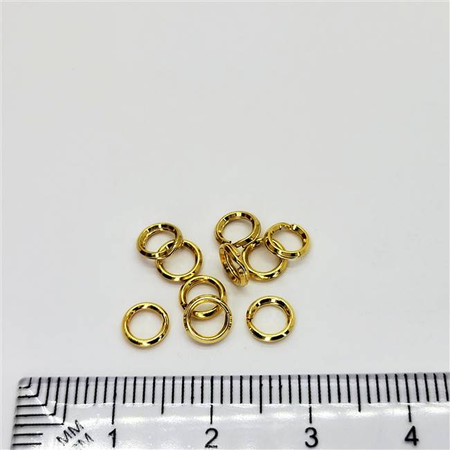 14k Gold Filled Jumpring - Split Ring 5mm