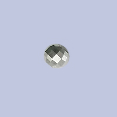 Sterling Silver Mirror Beads - 5mm