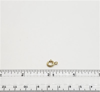 14k Gold Filled Clasp - Spring 8mm Open ring