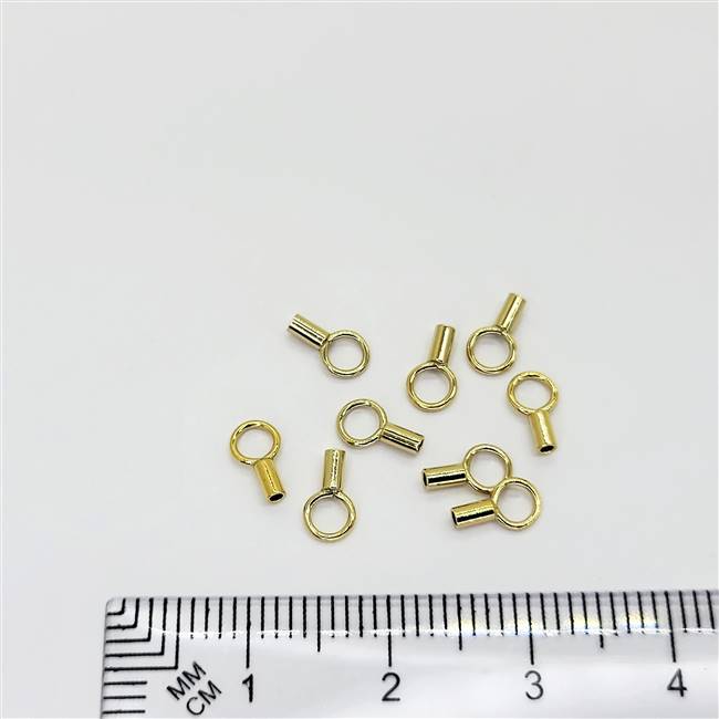 14k Gold Filled Crimp End - 1mm ID