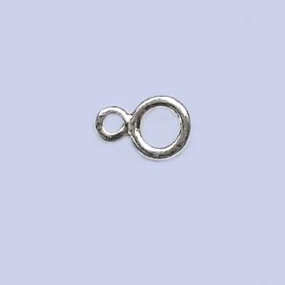 Sterling Silver Double Ring "8" - Small 5mm