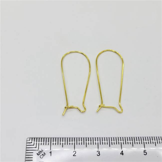 14k Gold Filled Earwire - Kidney #2 23.5mm