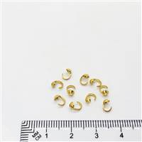 14k Gold Filled Bead Tips - Half Shell