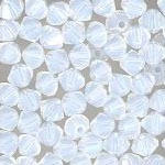 Swarovski 3mm 5301/5328 Bicone - White Opal Color