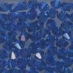 Swarovski 3mm 5301/5328 Bicone - Capri Blue Color