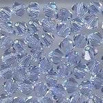 Swarovski 3mm 5301/5328 Bicone - Lt. Sapphire Color