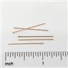 Rose Gold Filled Headpin - 1 inch #24 Gauge