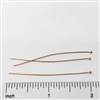 Rose Gold Filled Headpin - Ball End 1.5 inch #24 Gauge