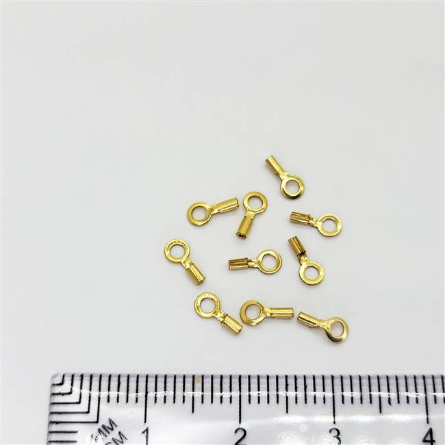 14k Gold Filled Crimp End - .48mm ID