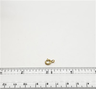 14k Gold Filled Clasp - Spring 7mm Closed ring