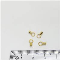 14k Gold Filled Crimp End - 1.4mm ID