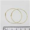 14k Gold Filled Beading Hoop. 0.7mm x 45mm