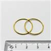 14k Gold Filled Jumpring - Closed Ring 20mm.  18 Gauge.