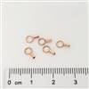 Rose Gold Filled End Cap - Crimp End. 1mm