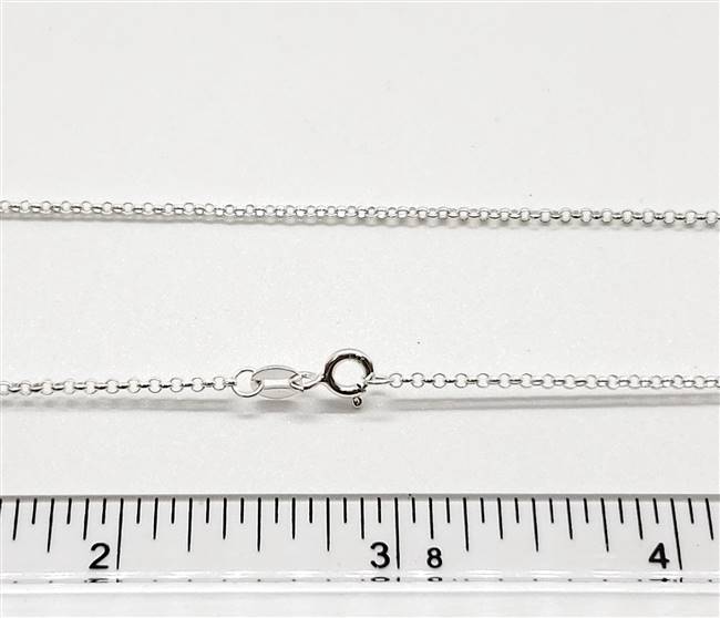 Sterling Silver Chain M441. 16 Inch