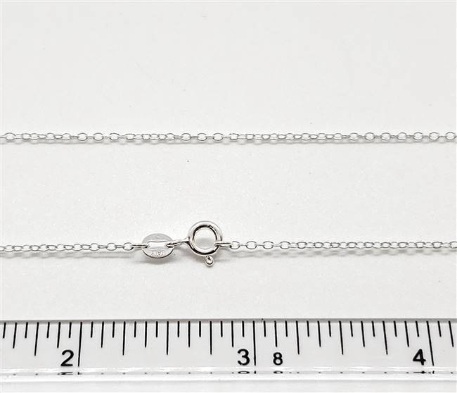 Sterling Silver Chain 1020A. 18 Inch