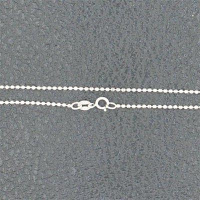 Sterling Silver Chain BALLDC15. 20 Inch