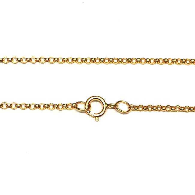 14k Gold Filled 1.4mm Rolo Chain M441. 20 Inch