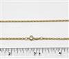14k Gold Filled Chain 1.6mm Rope. 13R. 16 Inch