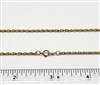 14k Gold Filled Chain 1.8mm Rope. 15R. 16 Inch