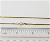 14k Gold Filled Chain 1.5mm Box. 20 Inch