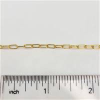 14k Gold Filled Chain - Drawn Cable Chain 2.4mm x 6mm