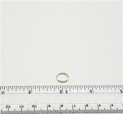 14k Gold Filled Links - Hammered Ring 11mm