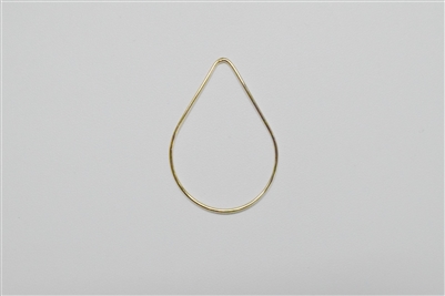 14k Gold Filled Links - Teardrop 25mm x 35mm