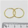 14k Gold Filled Endless Hoop. 1.2mm x 20mm