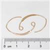 Rose Gold Filled Earwire - Flat V Shaped